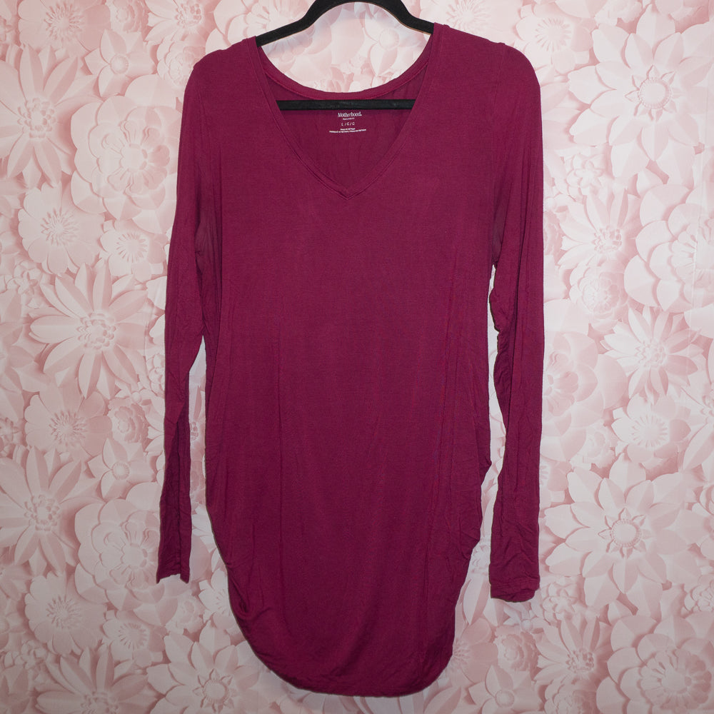 Maroon Maternity Top Size L