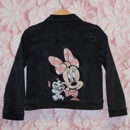 Embroidered Minnie Jean Jacket Size 5T