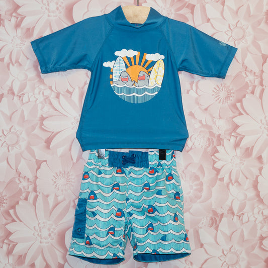 Shark Swim Set Size 12/18m