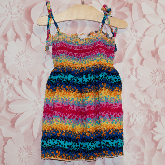 Colourful Sun Dress Size 6-9m
