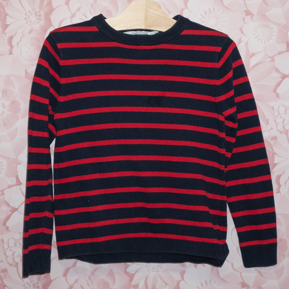 Striped Knit Sweater Size 6-8