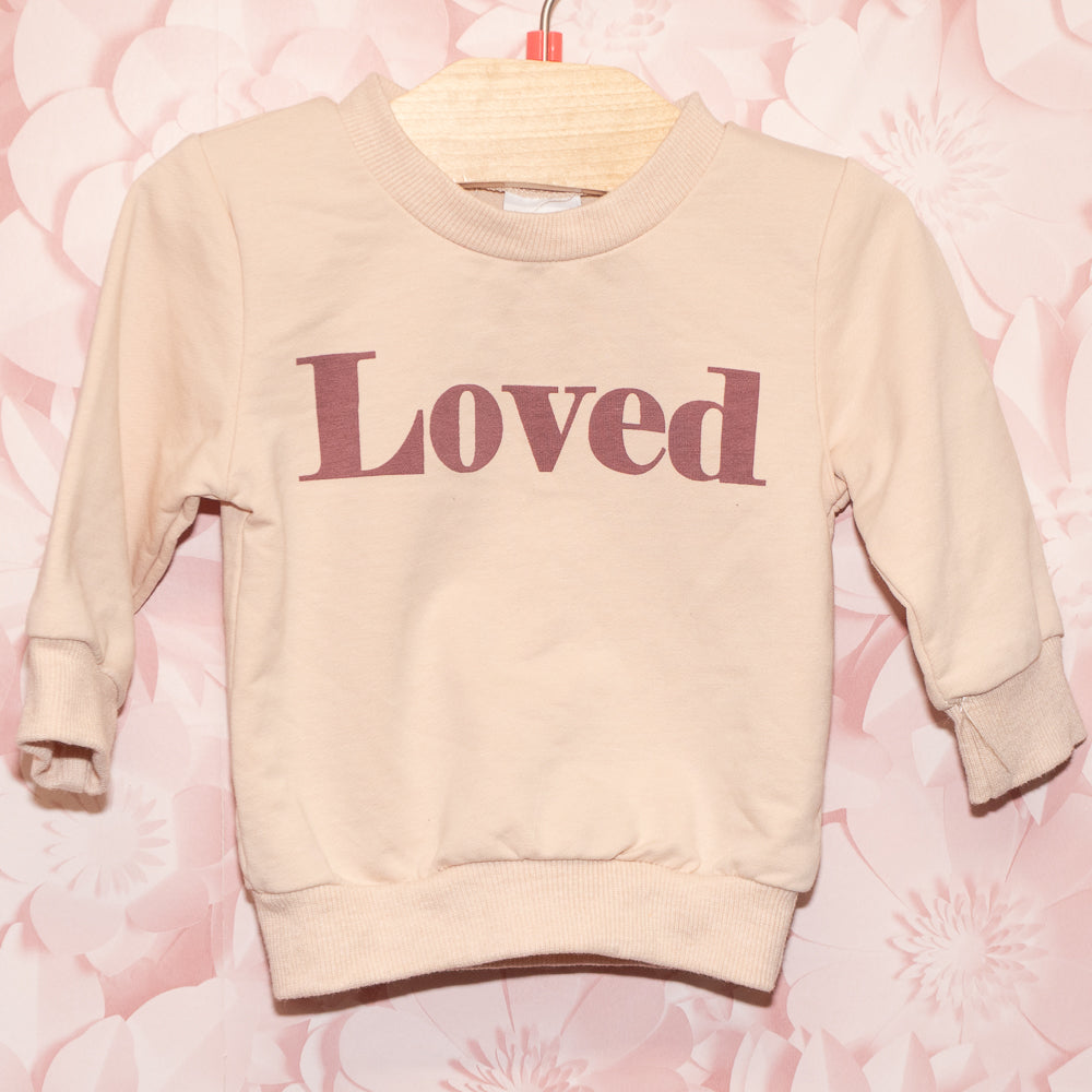 Loved Crewneck Size 3-6m