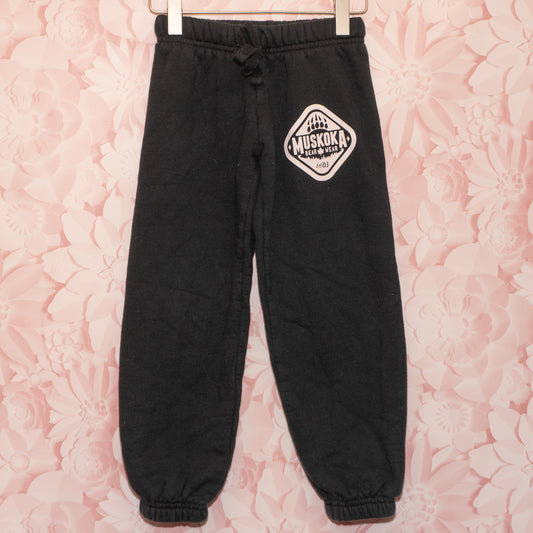 Black Muskoka Bear Wear Pants Size 4-5