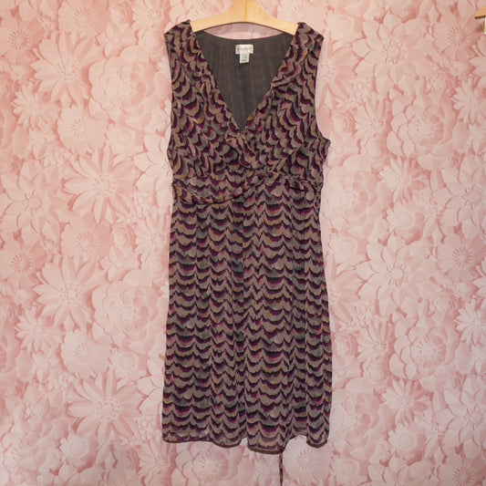 Patterned Materinty Dress Size XL