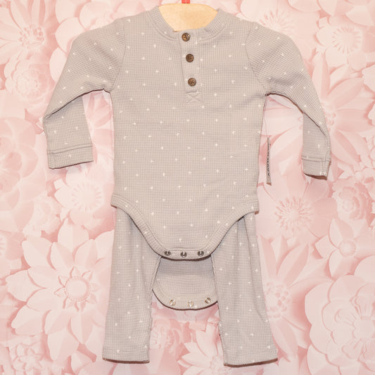 NWT Waffle Set Size 3-6m