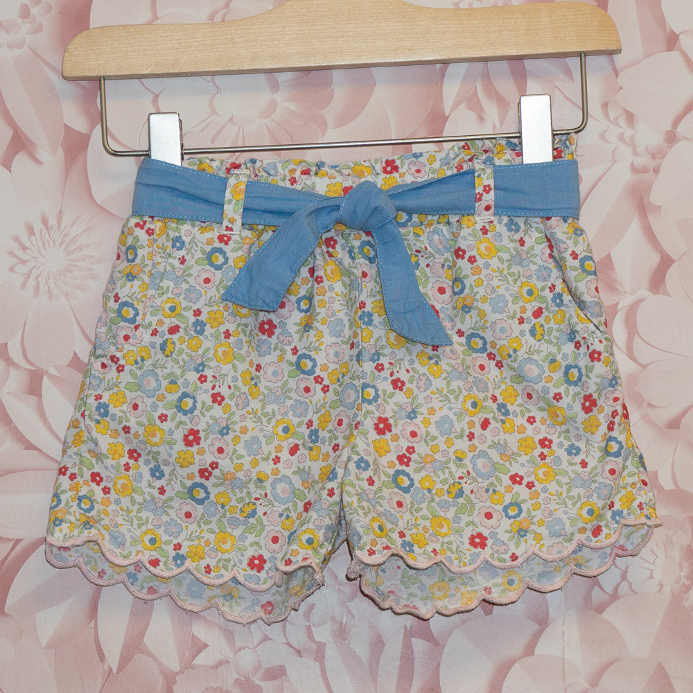 Floral Belted Shorts Size 18-24m