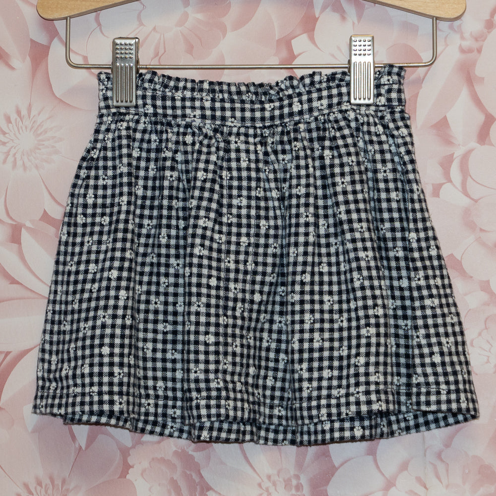 Linen Plaid Skirt Size 12-18m