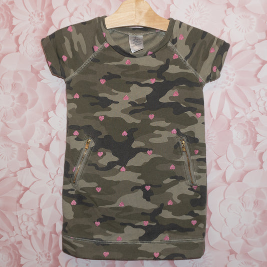 Camo Heart Tunic Size 3