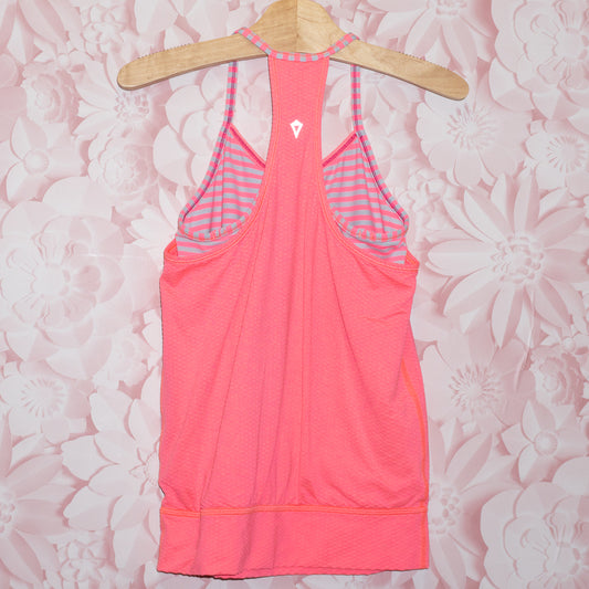 Pink Mesh Athletic Top Size 8