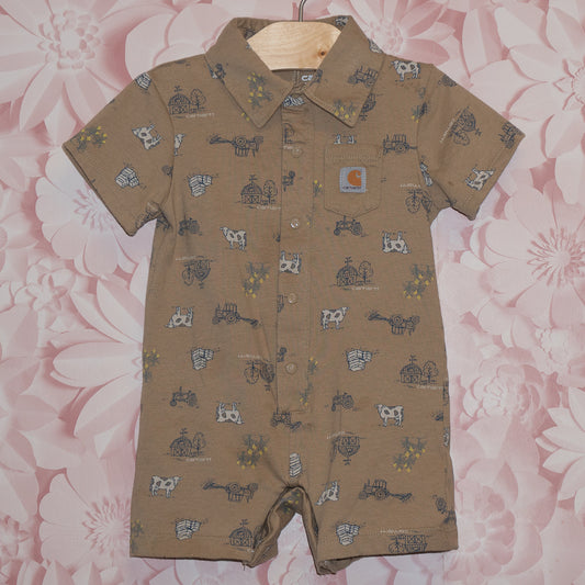 Farm Shortie Romper Size 12m