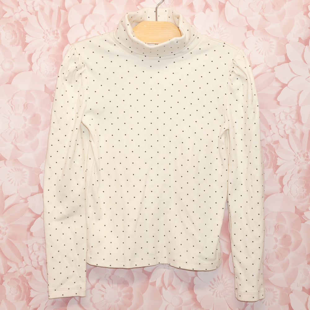 Dotted Turtleneck Size 10