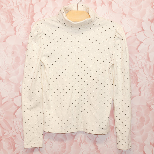 Dotted Turtleneck Size 10