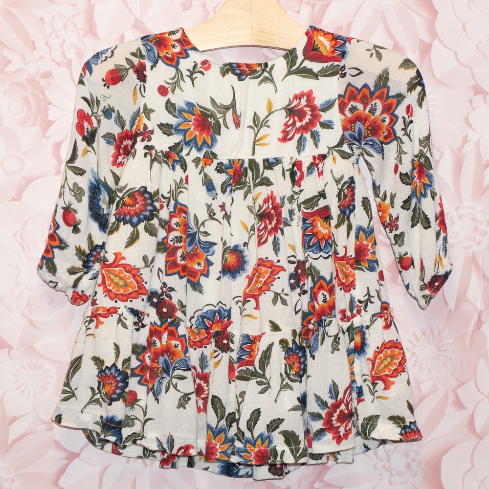 Floral Crepe Dress Size 18-24m