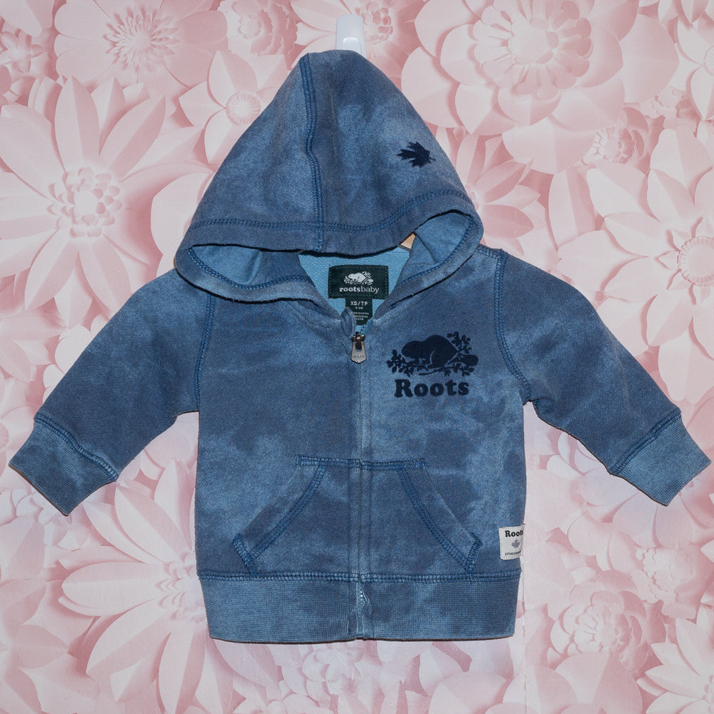 Mottled Roots Zip Hoodie Size 0-3m