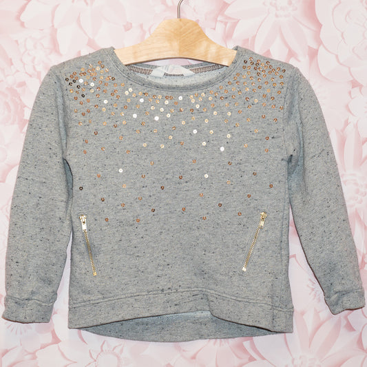 Gold Sequin Top Size 4-6