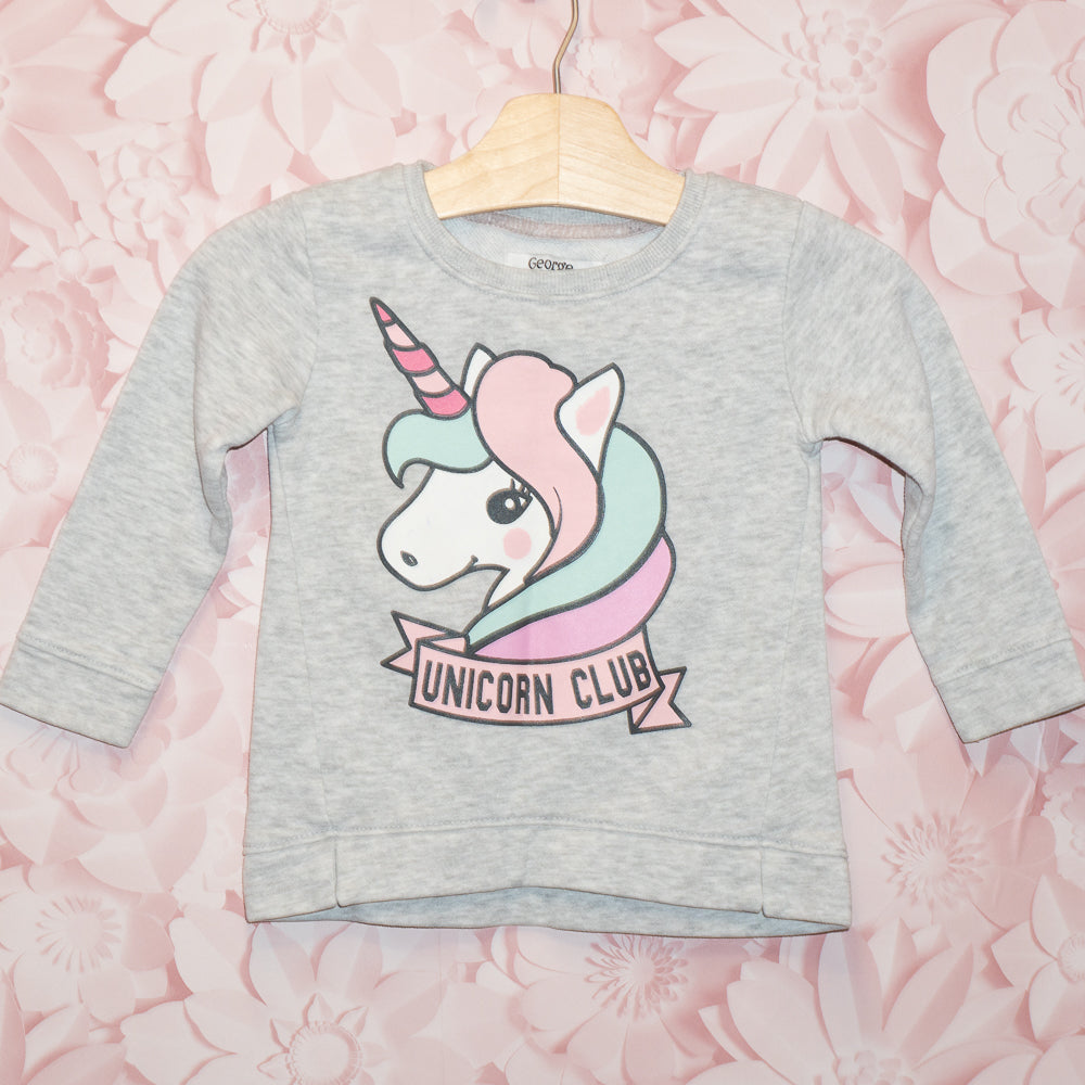 Unicorn Club Crewneck Size 2T