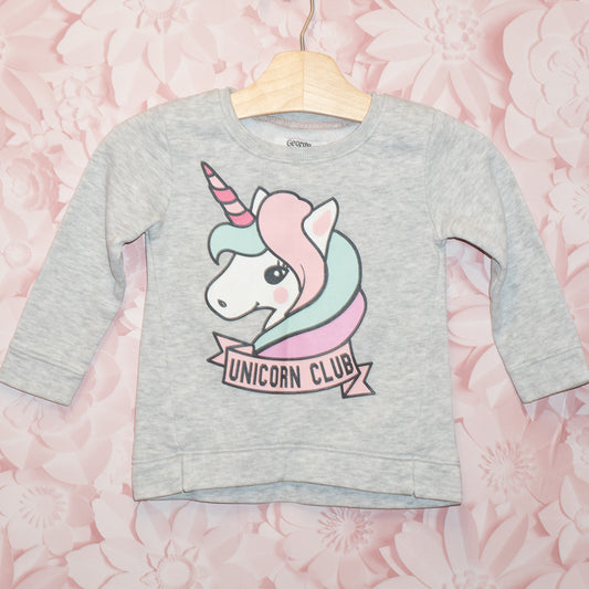 Unicorn Club Crewneck Size 2T