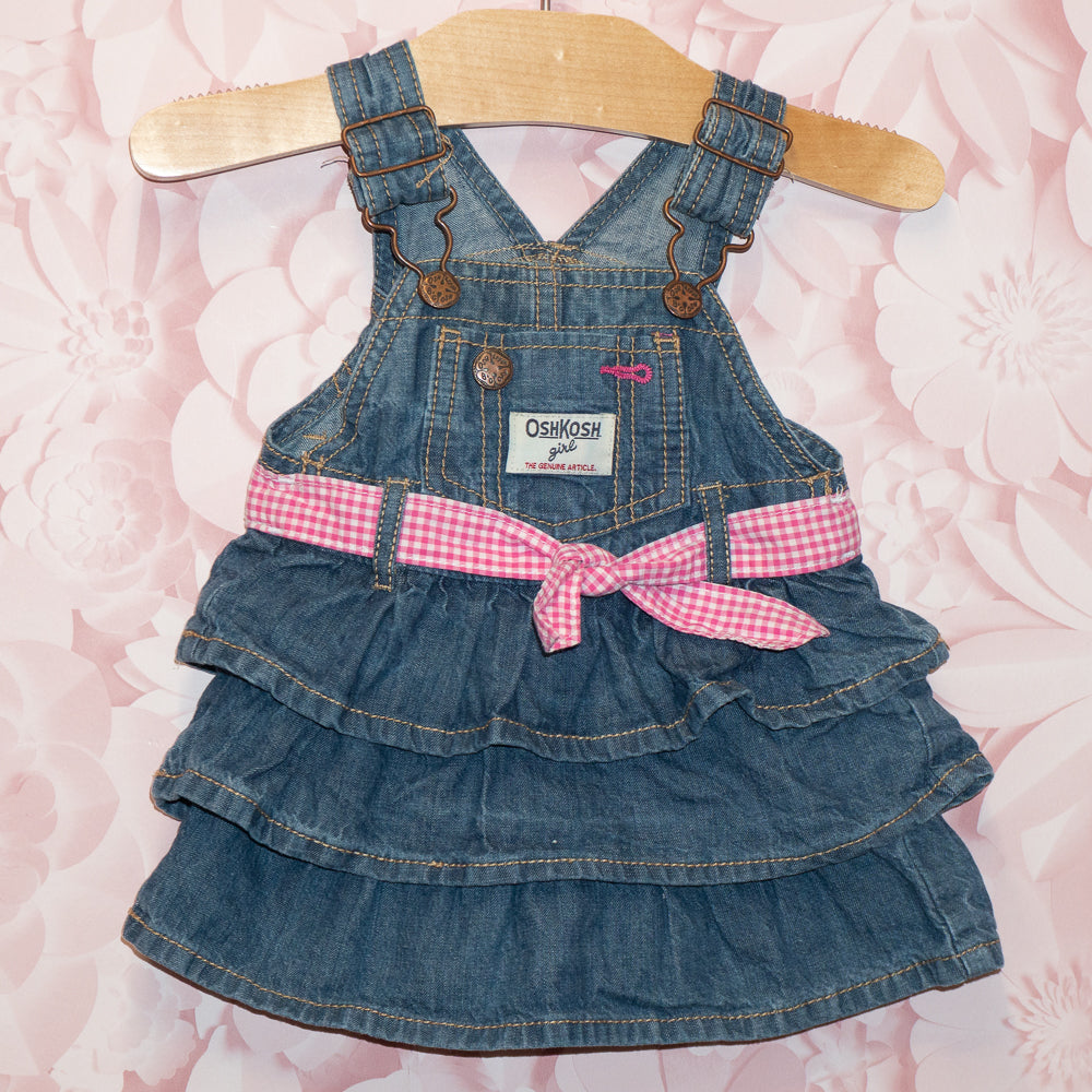 Ruffles Overall Dress Size 3m