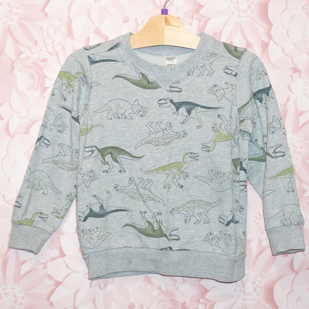 Green Dino Crewneck Size 6