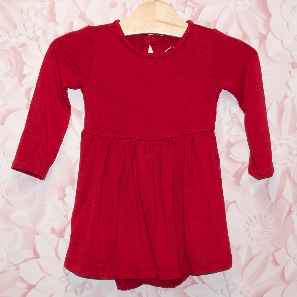 Red Viscose Dress Size 18m