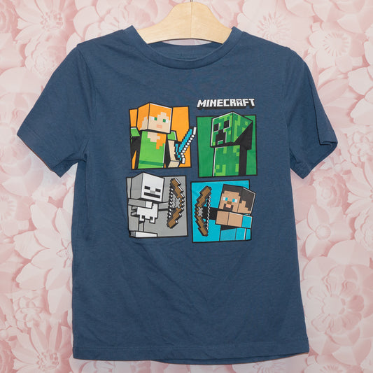 Minecraft Tee Size 7-8