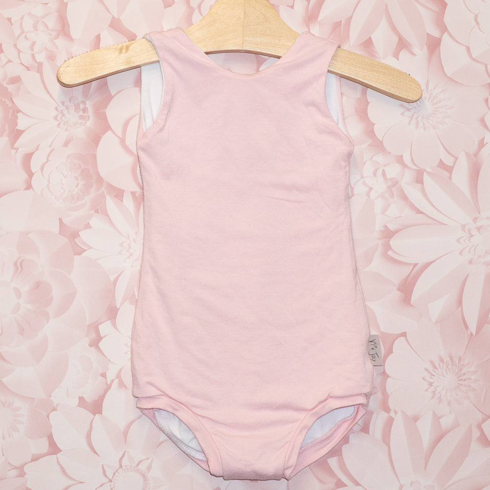 Pink Bamboo Romper Size 2-3