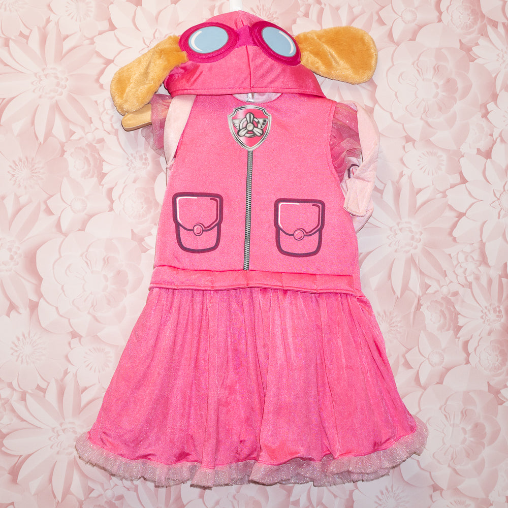 Paw Patrol Pink Skye Dress Costume Size 3-4T