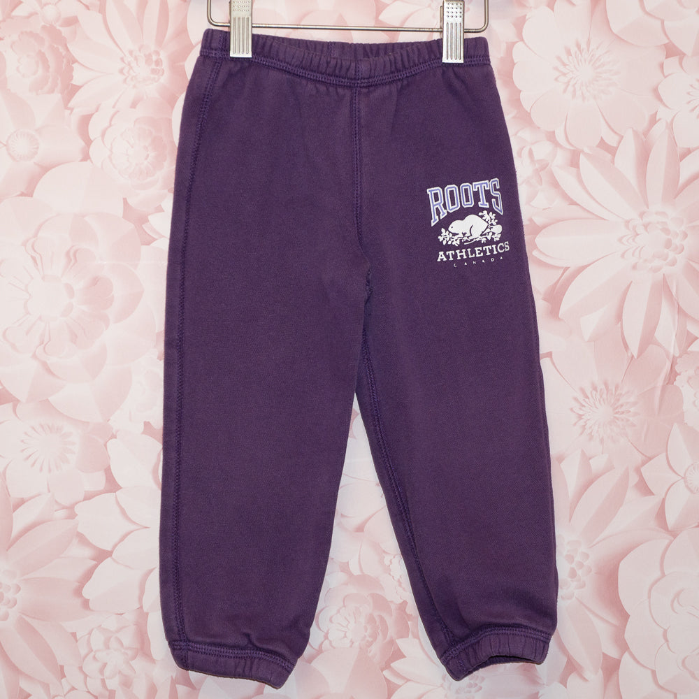Roots Purple Joggers Size 2T