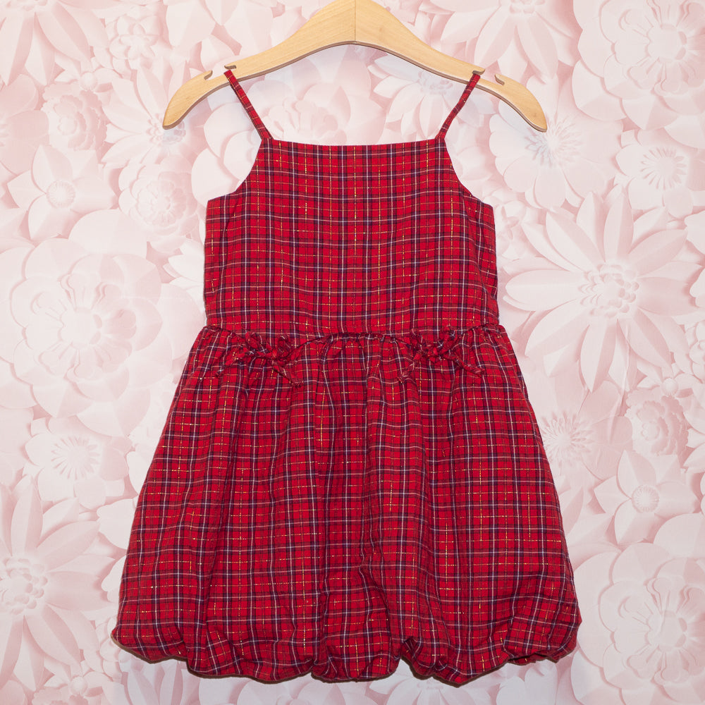 Bubble Skirt Plaid Dress Size 3T