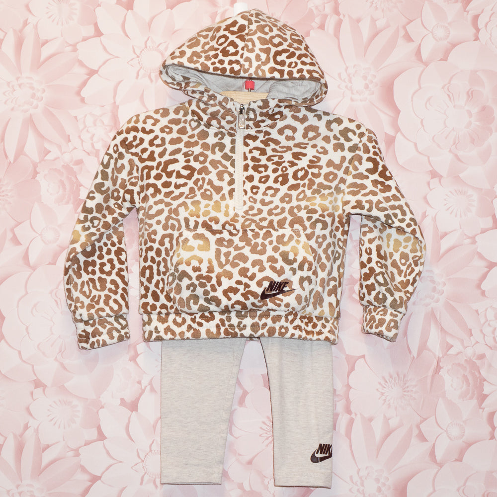 Leopard Print Nike Set Size 18-24m