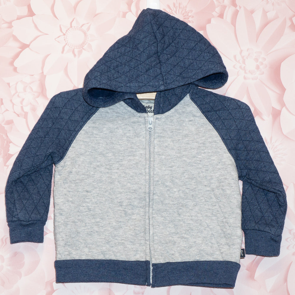 Quilted Zip Hoodie Size 12m