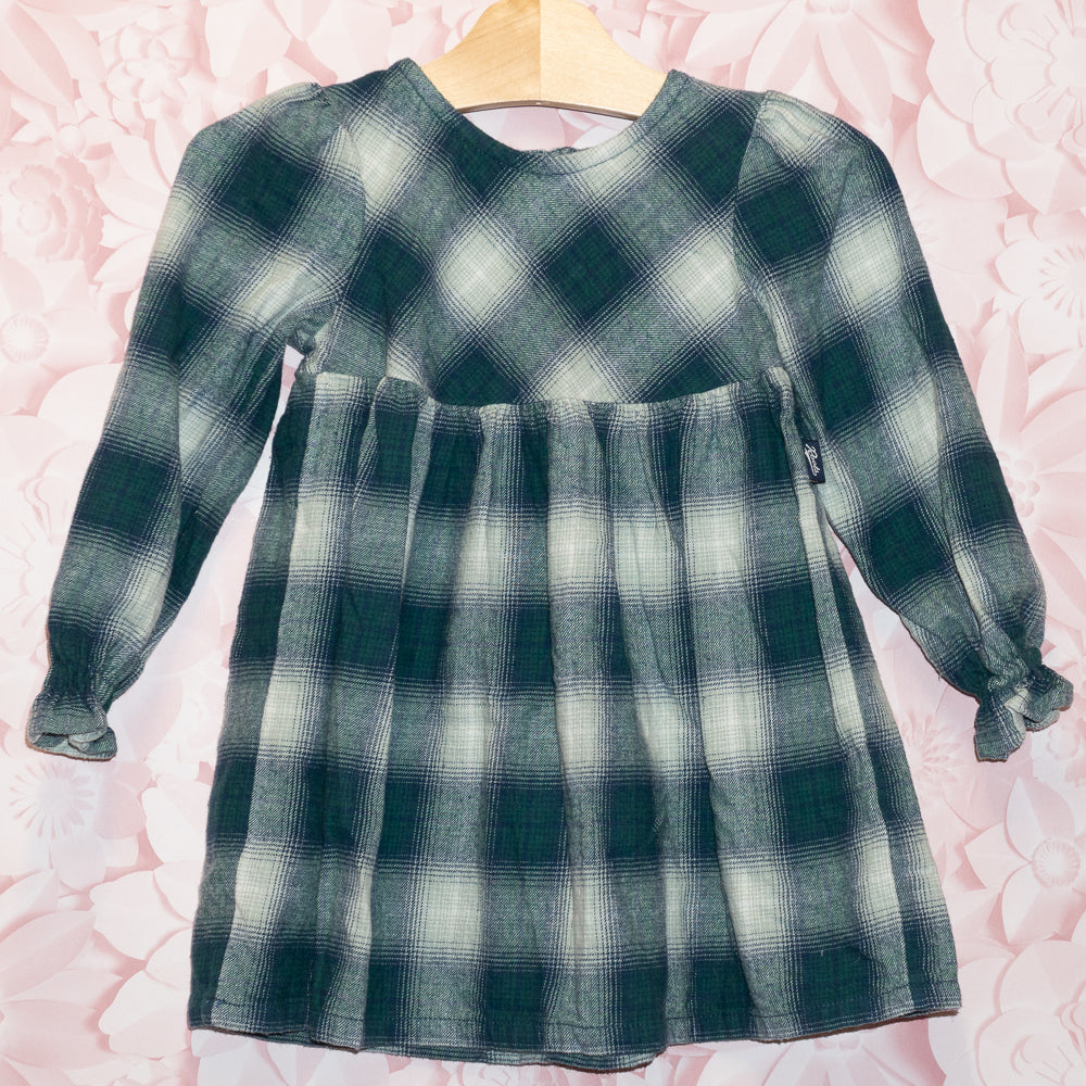 Plaid Flannel Dress Size 2T