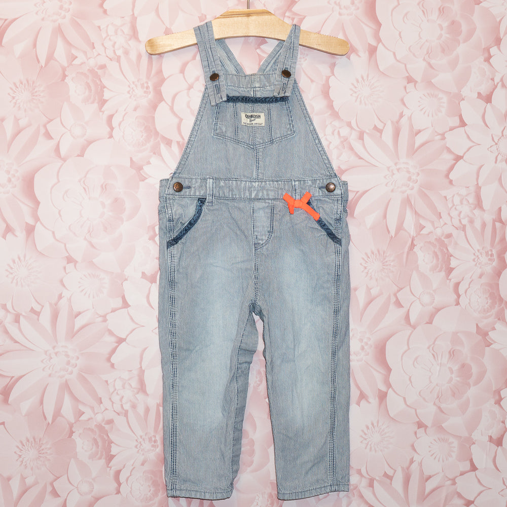 Striped Overalls Size 24m