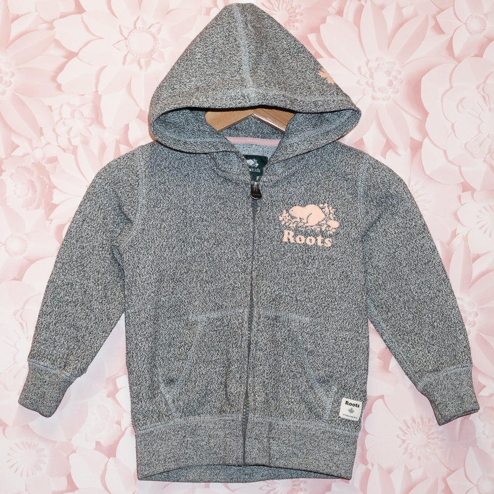Pink Logo Zip Hoodie Size 2T
