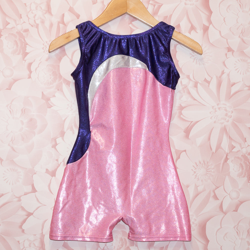 Pink Shorts Leotard Size 6X/7