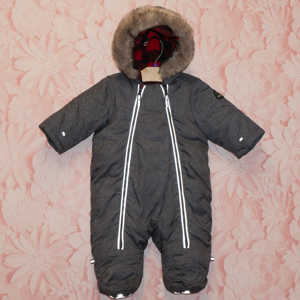 Gray Snowsuit Size 0-3m