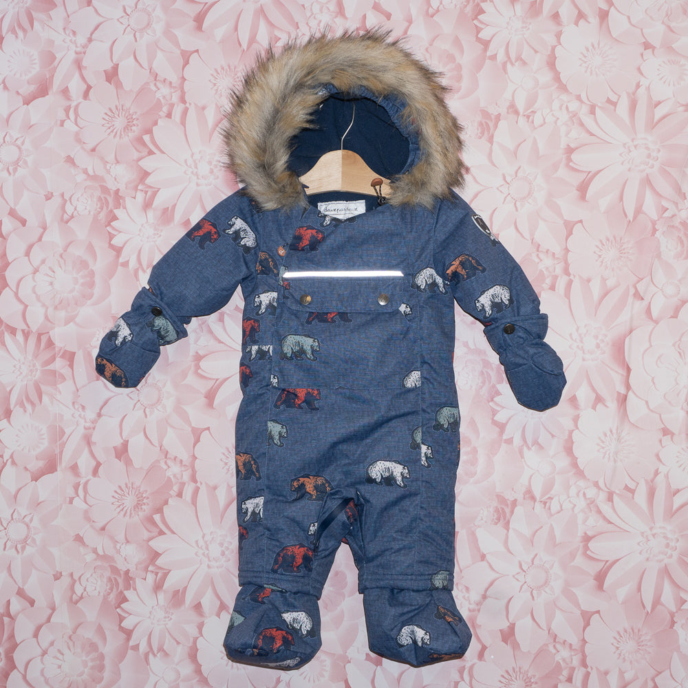 Bear Snowsuit Size 6m