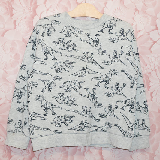 Dino Crewneck Size 7-8