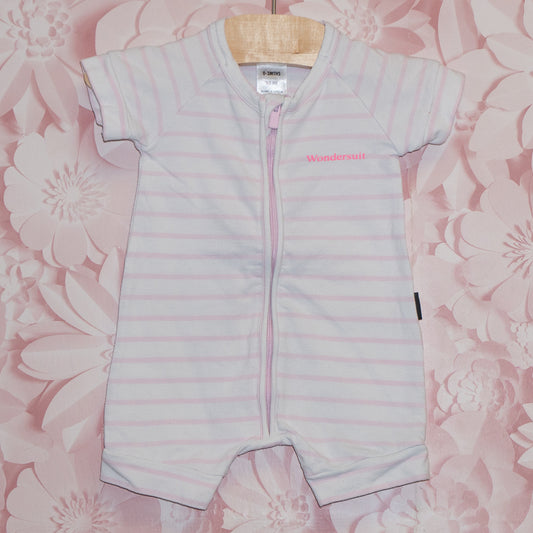 Striped Shortie Sleeper Size 0-3m