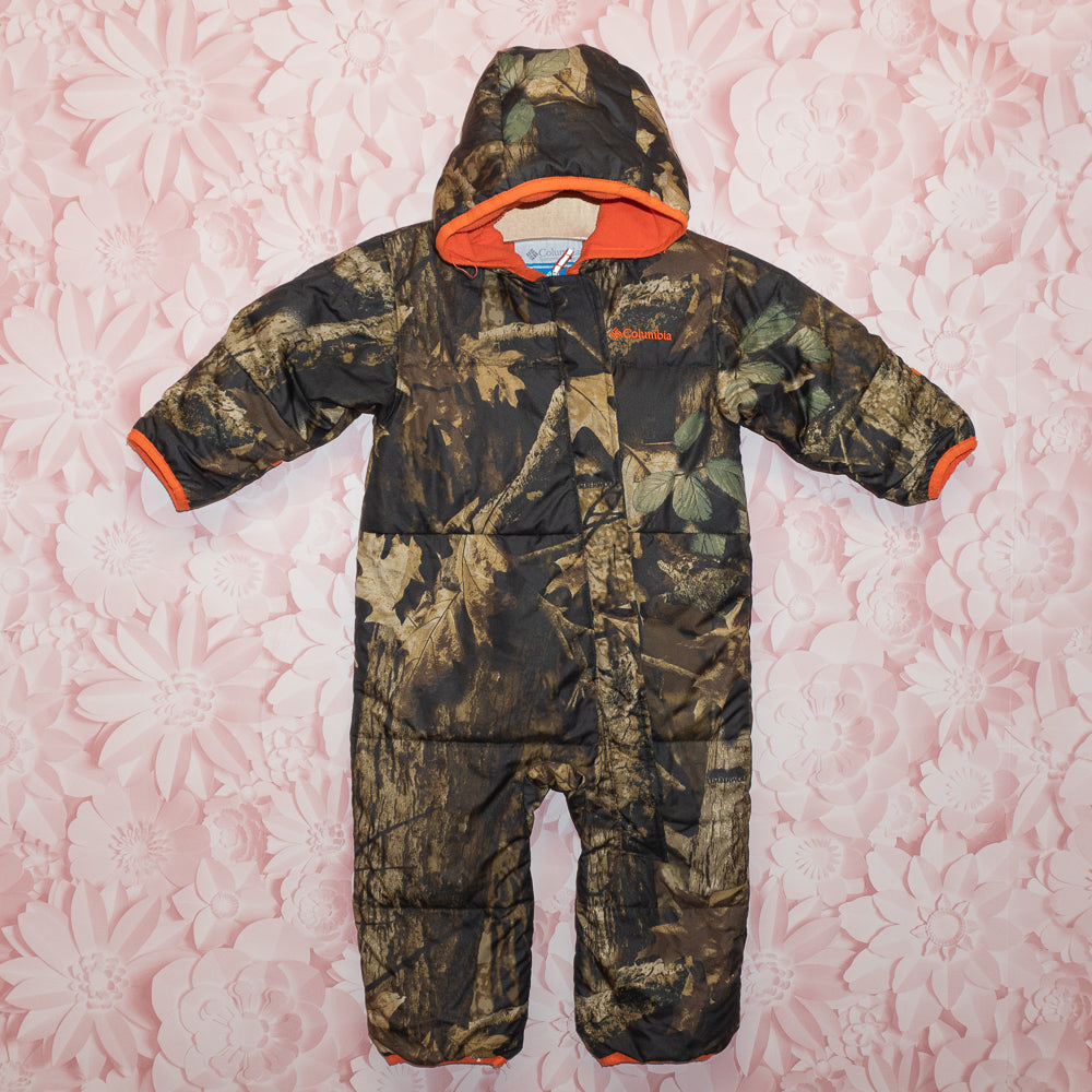 Camo Down Snowsuit Size 12-18m