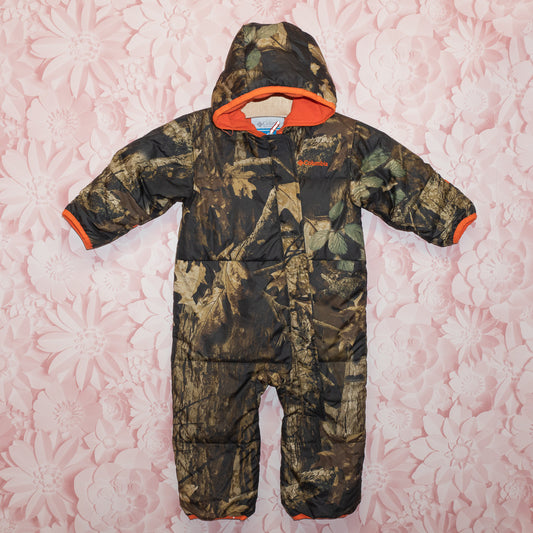 Camo Down Snowsuit Size 12-18m