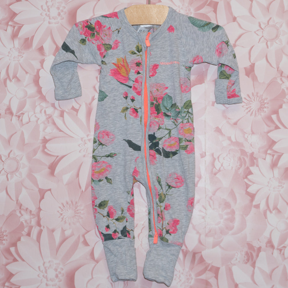 Floral Sleeper Size 0-3m