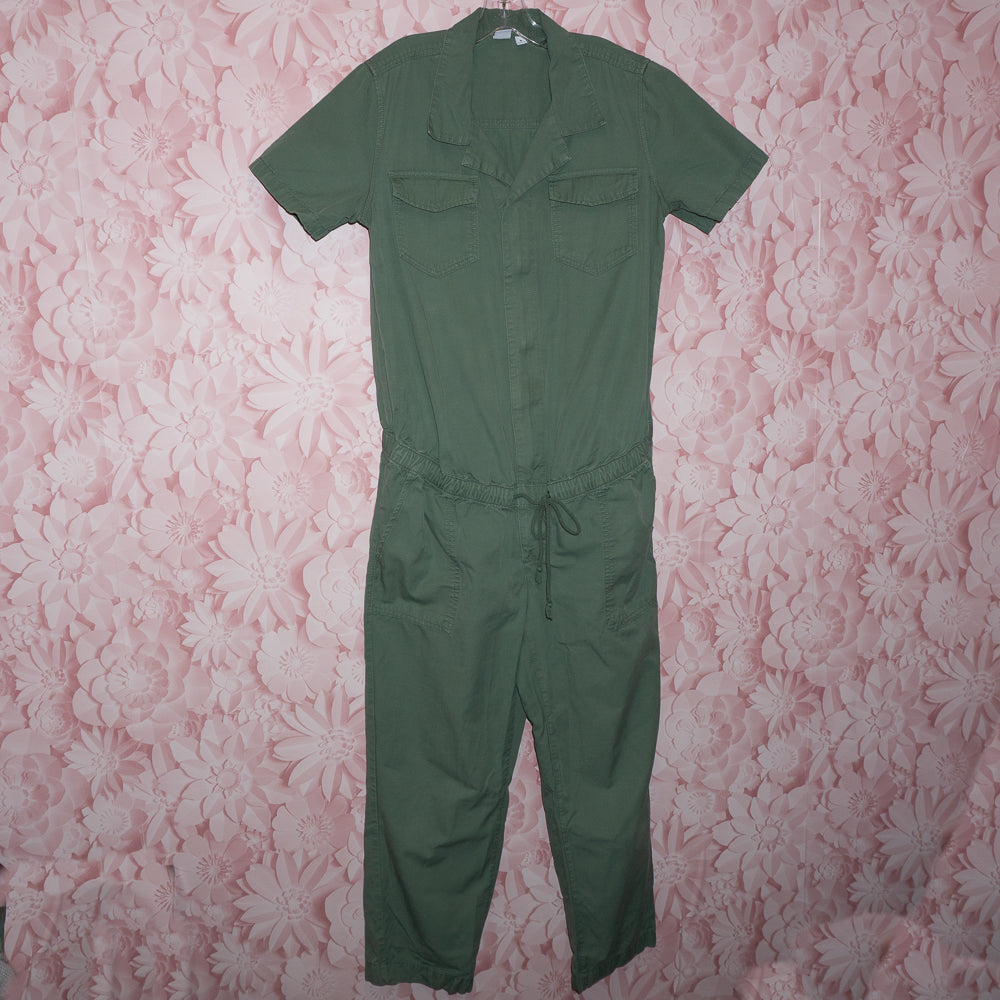 Green Maternity Coveralls Size M