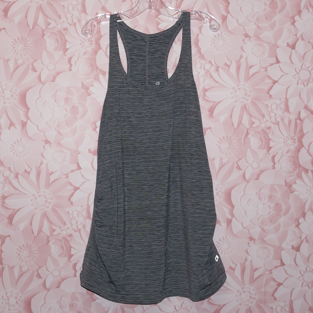 Striped Athletic Maternity Tank Size M
