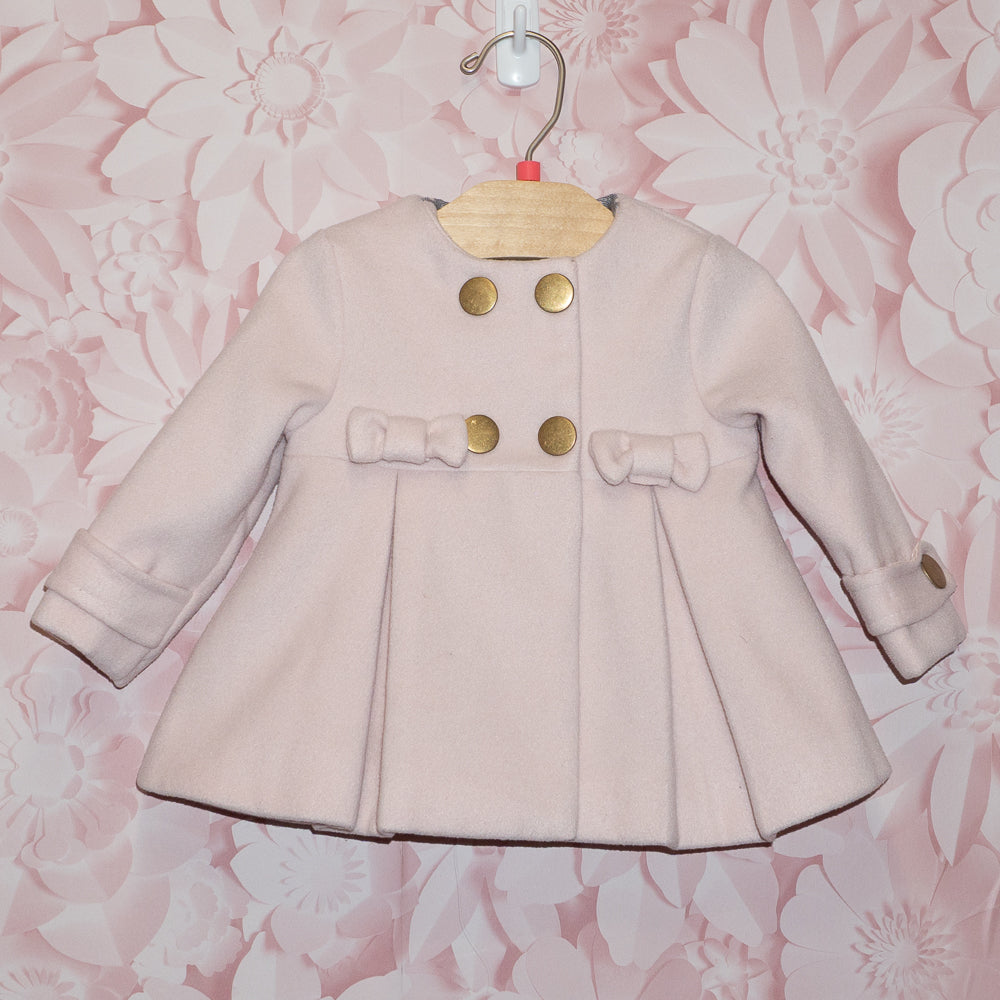 Pink Pea Coat Size 0-3m