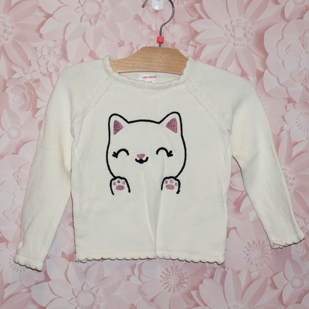 Happy Cat Sweater Size 3