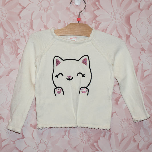Happy Cat Sweater Size 3
