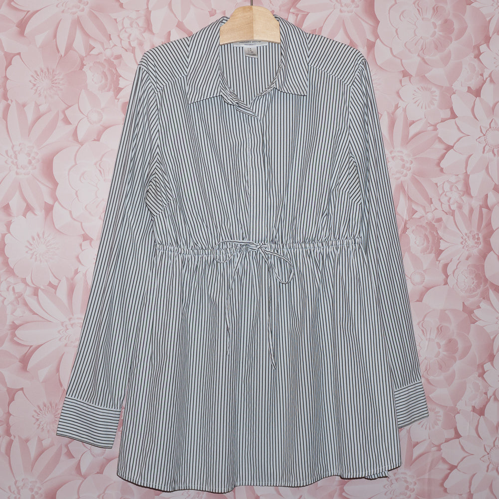 Striped Shirt Dress Size S