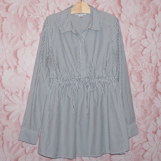 Striped Shirt Dress Size S