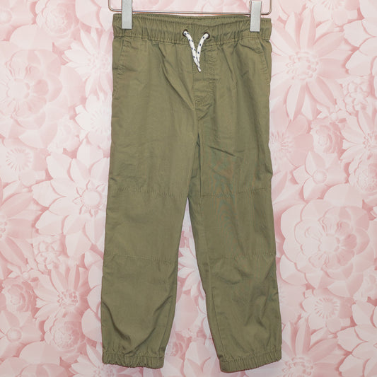 Green Cotton Pants Size 4T